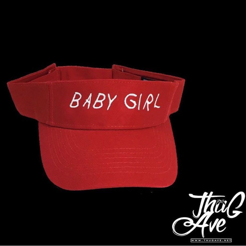 Thugave Babygirl Red Visor